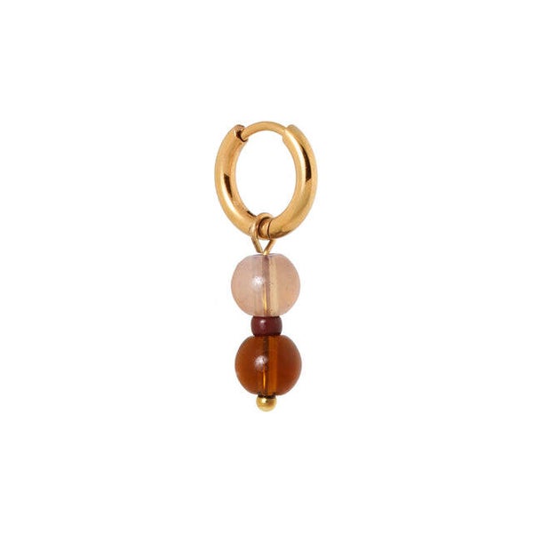 Label Kiki - Oorbel Truffle Punch Hoop gold