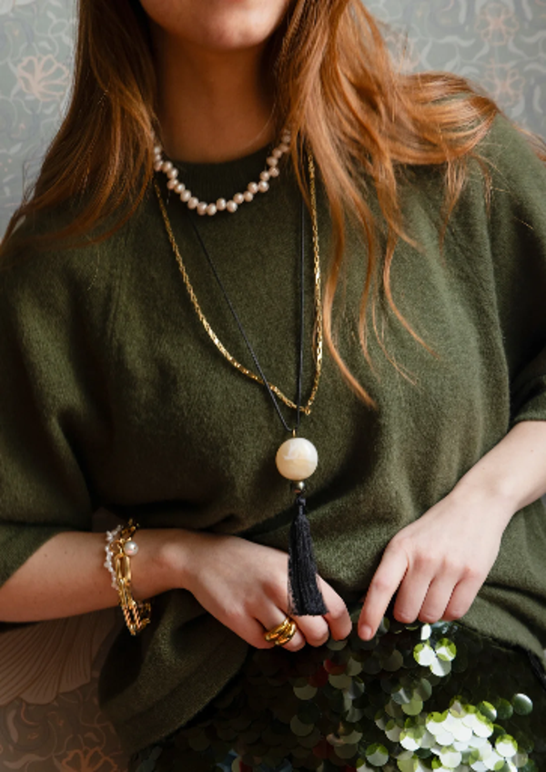 Bonnie Studio - Tassel ronde Ketting