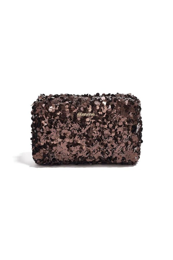 Tasje, make-up tasje, clutch bruin