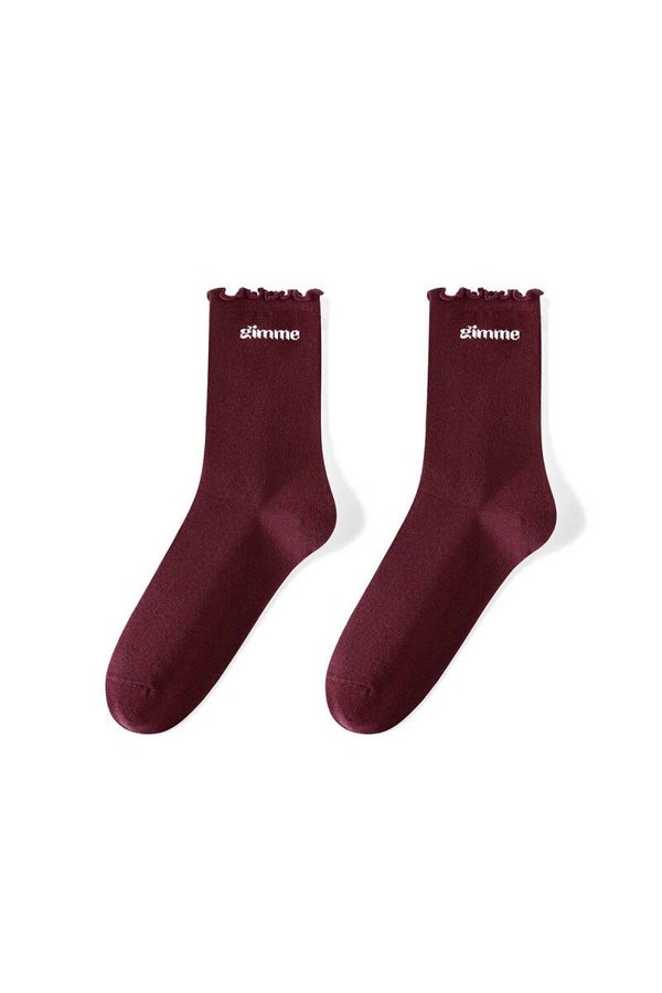 Modische sok rood