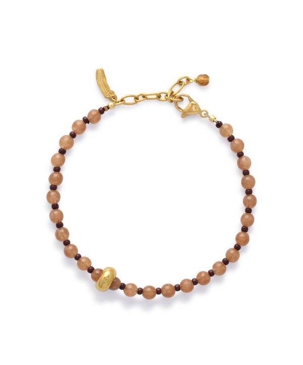 Le Veer - Brown Toffe Armband