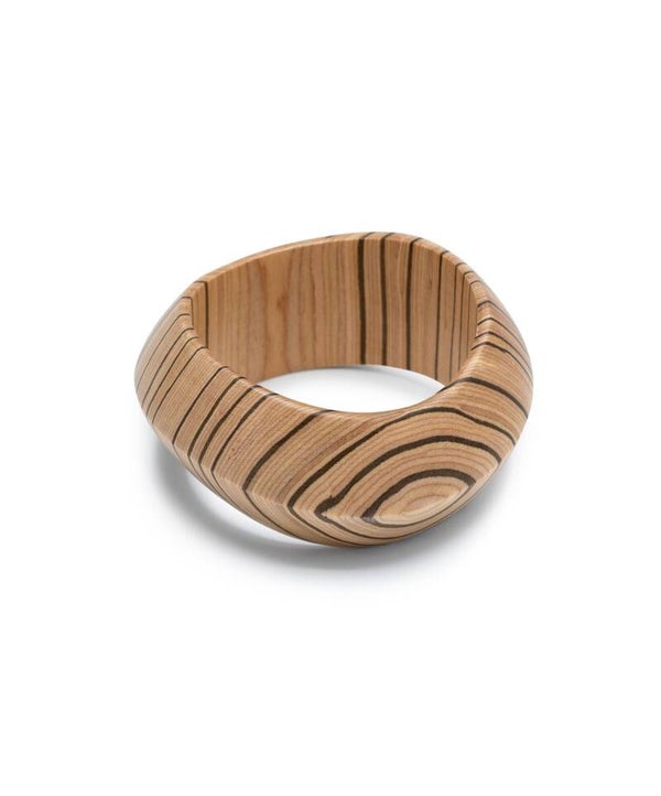 Le Veer - Wooden stripe Bangle