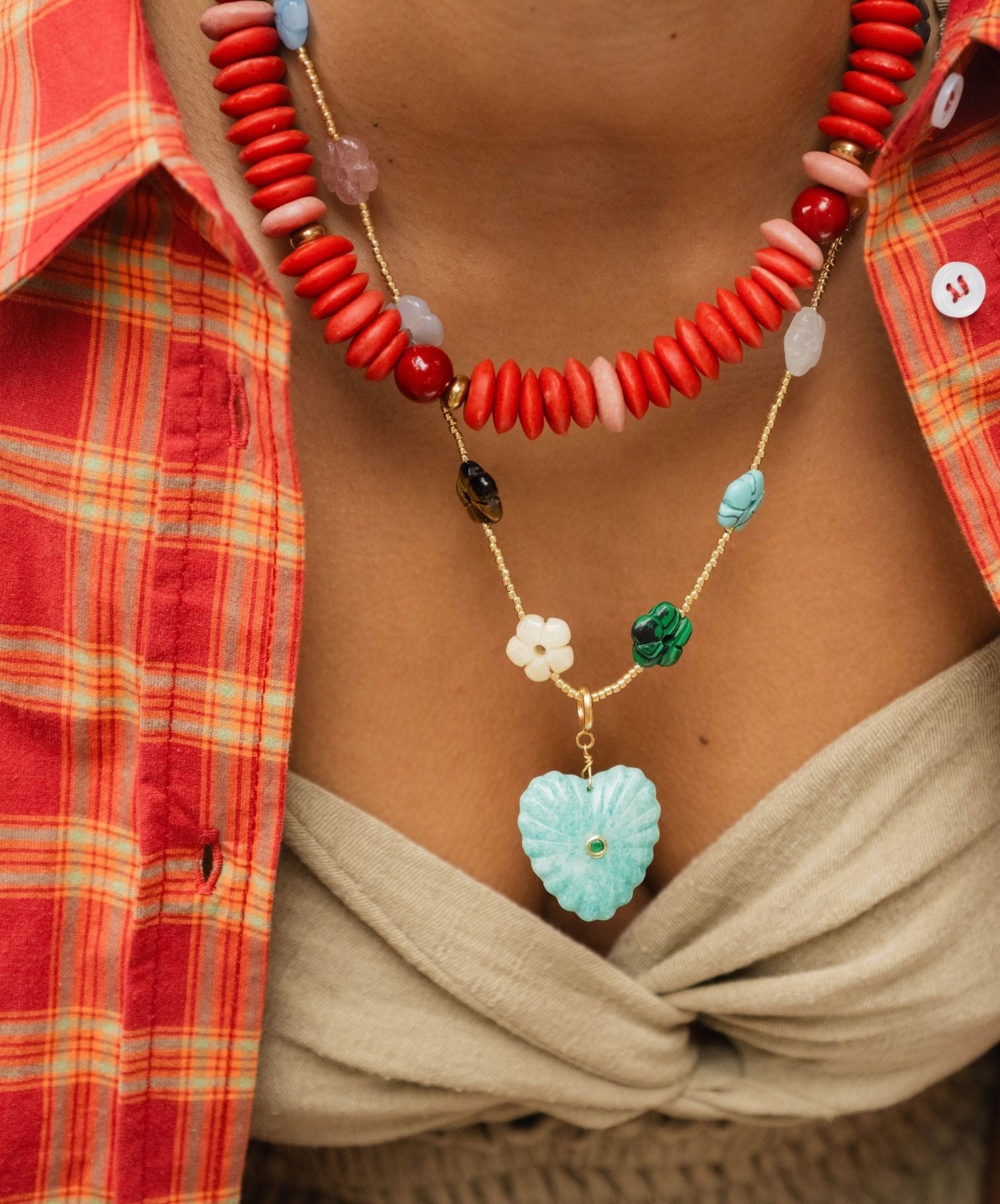 Le Veer - Turquoise Heart Bedel