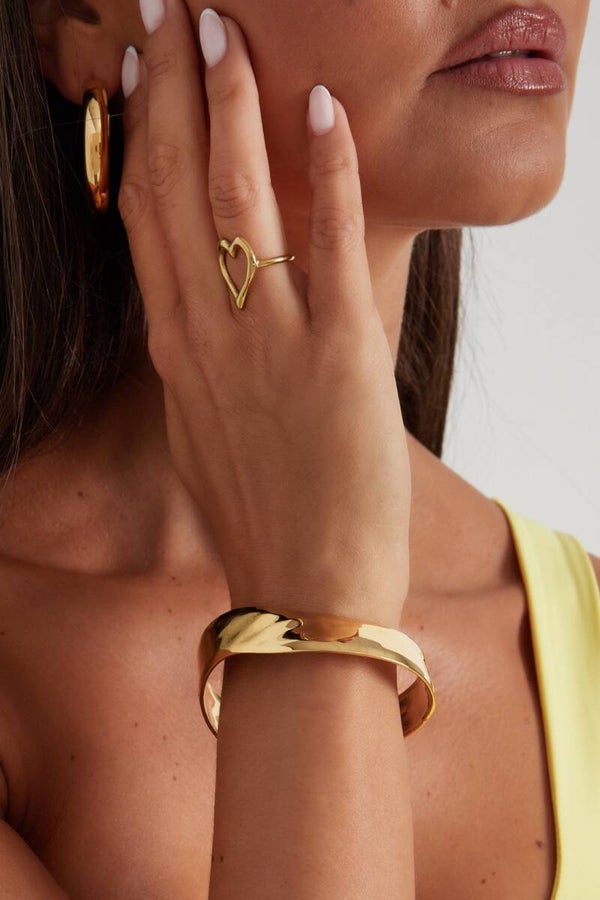 Stainless steel geometrische armband