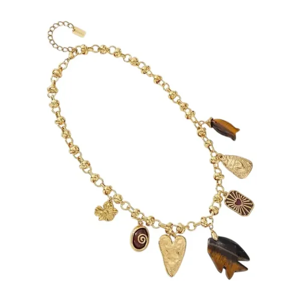 Fall Fishy Bedelketting bruin