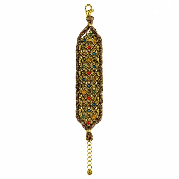 Boho Flowers statement armband mixed