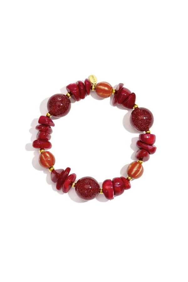 Acryl Armband rood