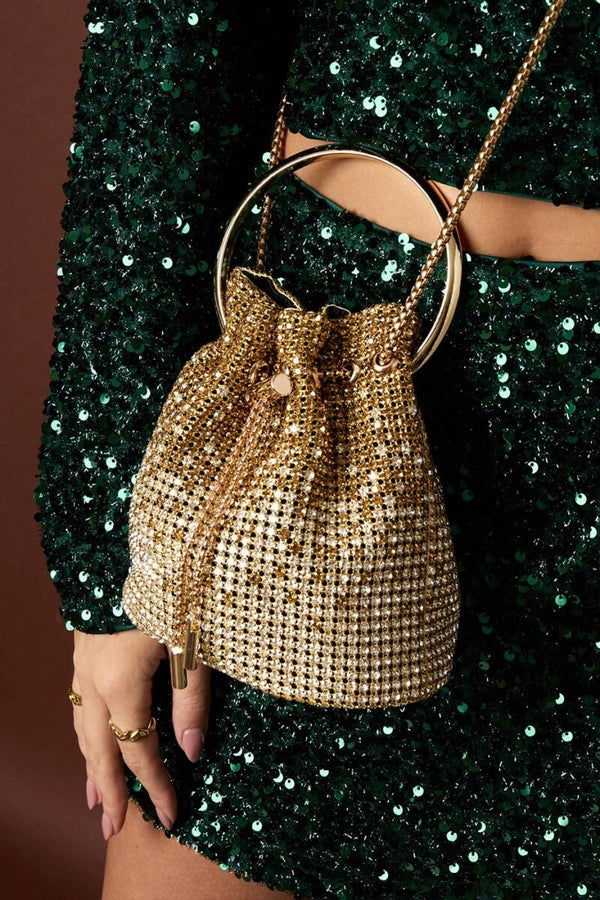 Handtasje goud Party