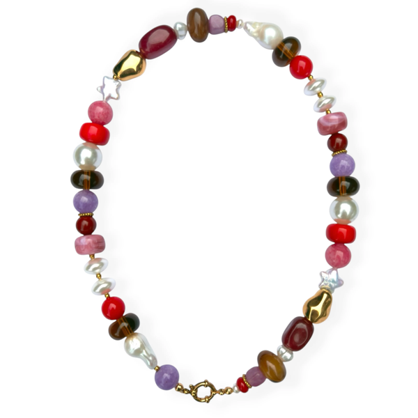 Studio Frenchie - Necklace Playfull red