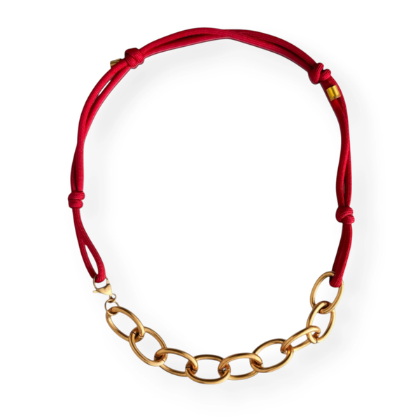Studio Frenchie  - Necklace Chunky red