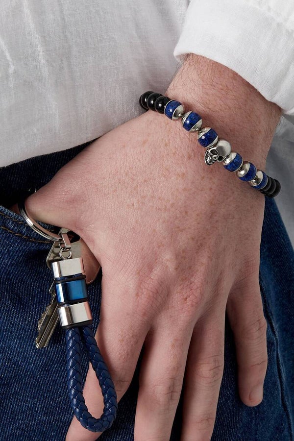 Stainless steel kralen armband in 2 kleuren