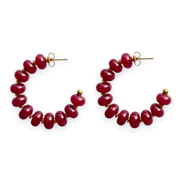 Studio Frenchie - Earrings colourful red