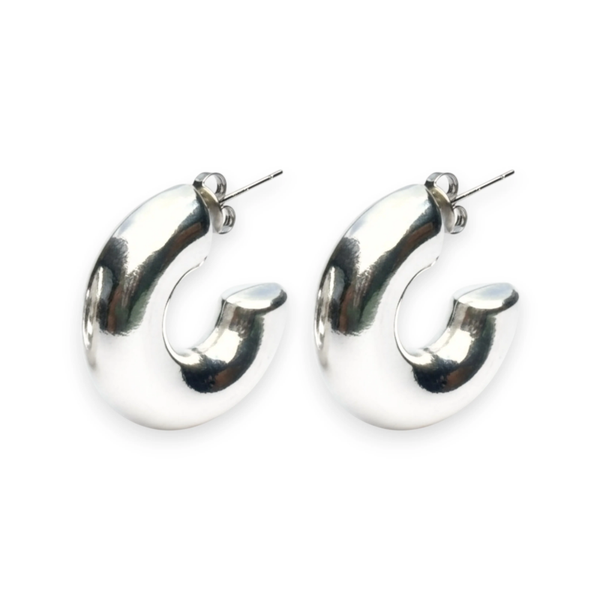 Studio Frenchie - Earrings Chunky silver