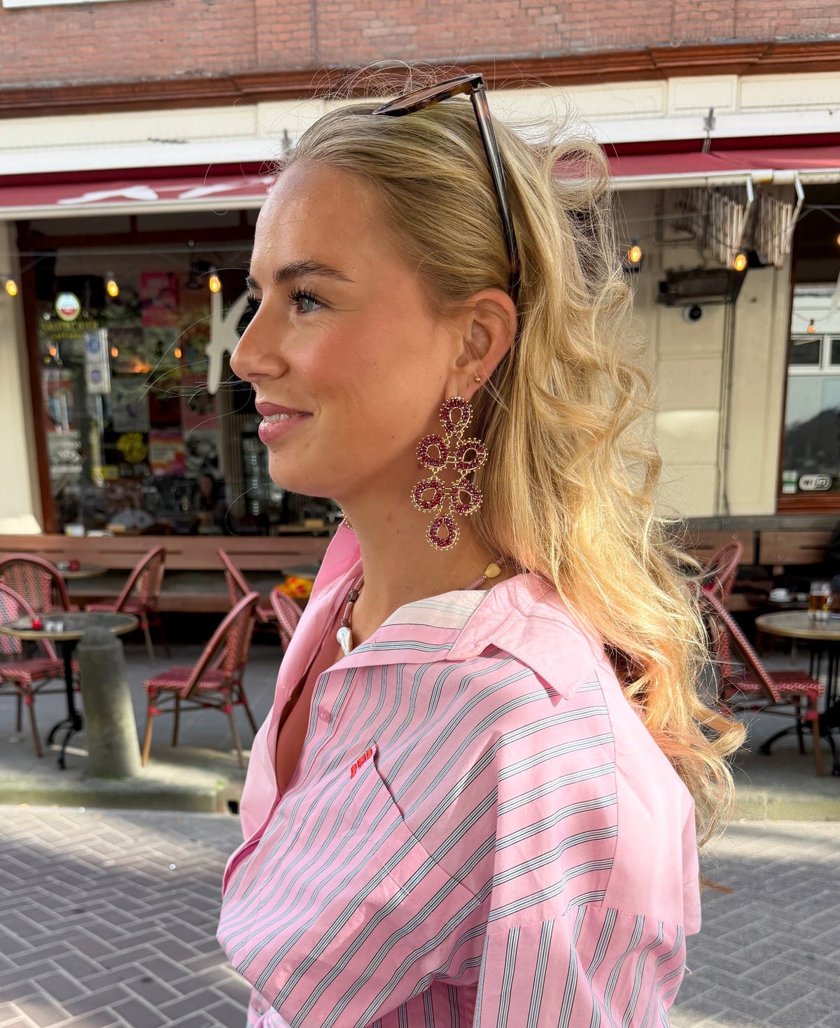 Flem the Label - Flem in Fall - Earring Joy - red