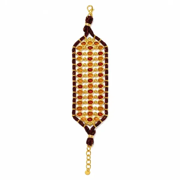 Boho statement Armband bruin