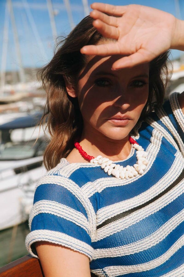 Bonnie studio - Luc red Shell Necklace