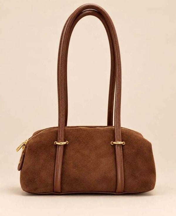 Tasje bruin met hengsels