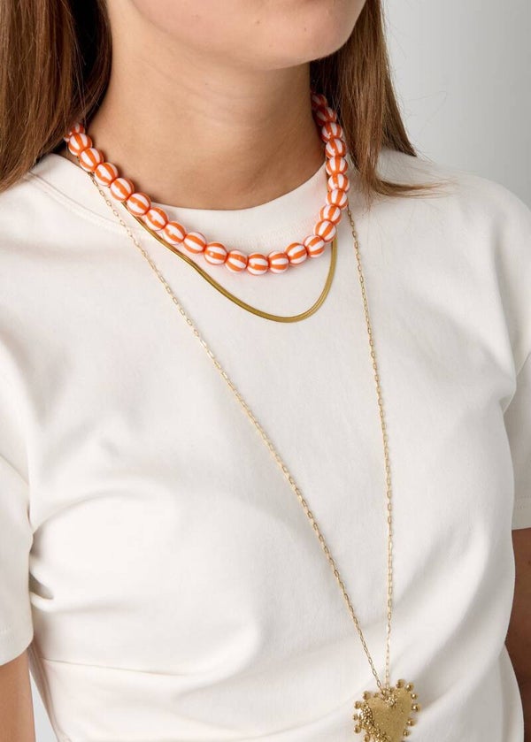 Acryl Kralen ketting in 7 kleurtjes