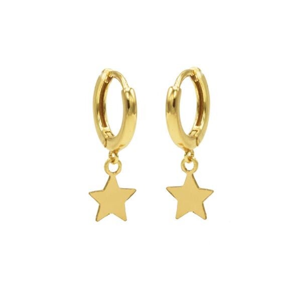 Karma Jewerly - Hinged Hoops Star