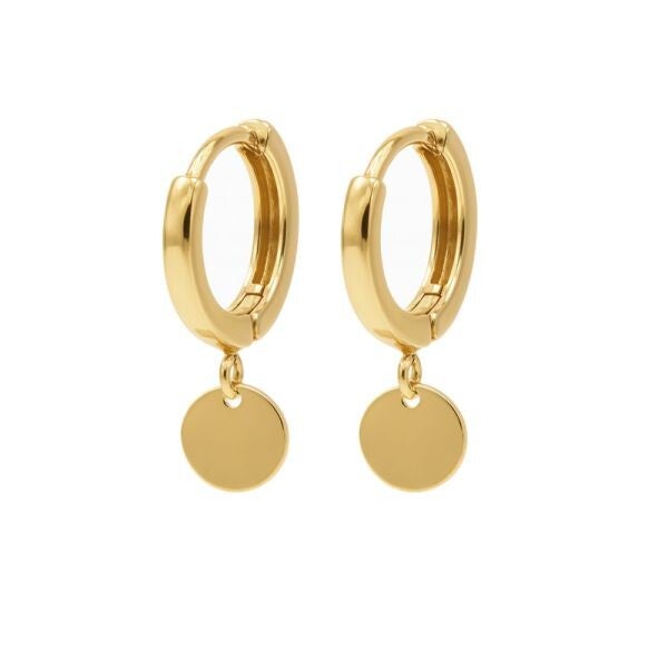 Karma Jewerly - Hinged Hoops Round Circle