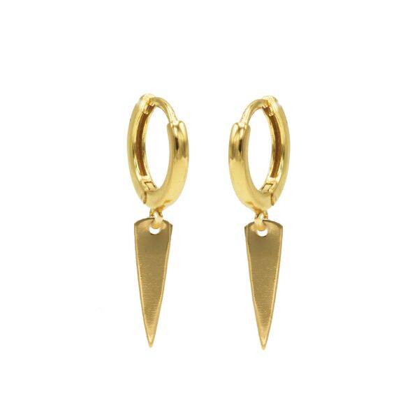 Karma Jewerly - Hinged Hoops Long Cone