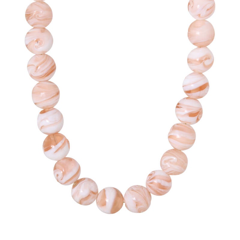 Label Kiki - Necklace marble rose