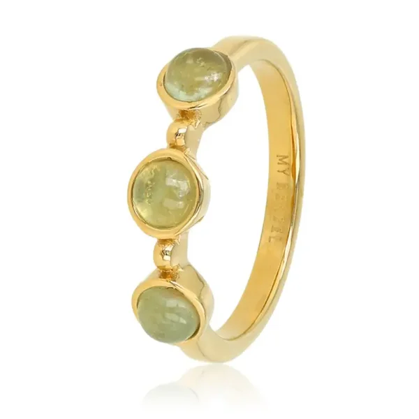 My Bendel - Ring Three Green Fluorite