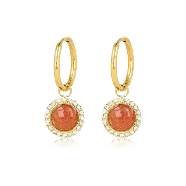 My Bendel - Earring Berry Quartz 31mm