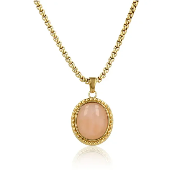 My Bendel - Necklace Pink Moonstone