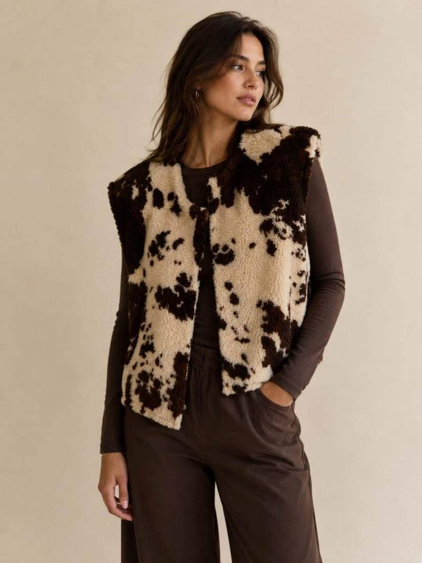 Fluffy giletje print