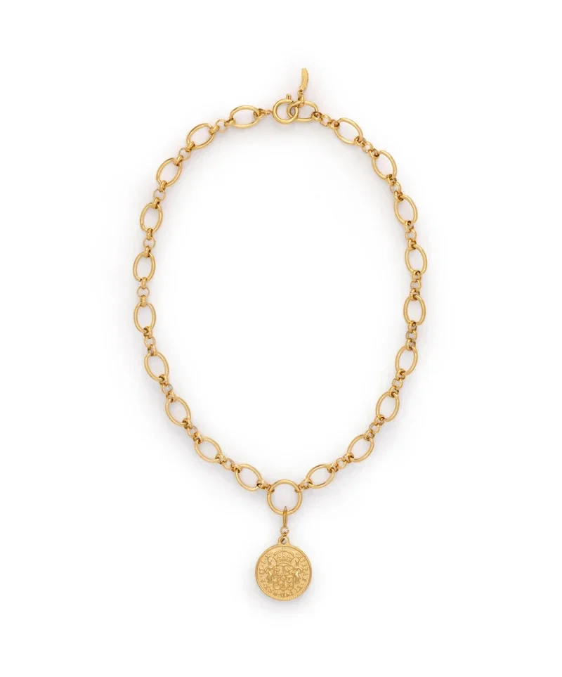 Le Veer - Baroque Coin Necklace