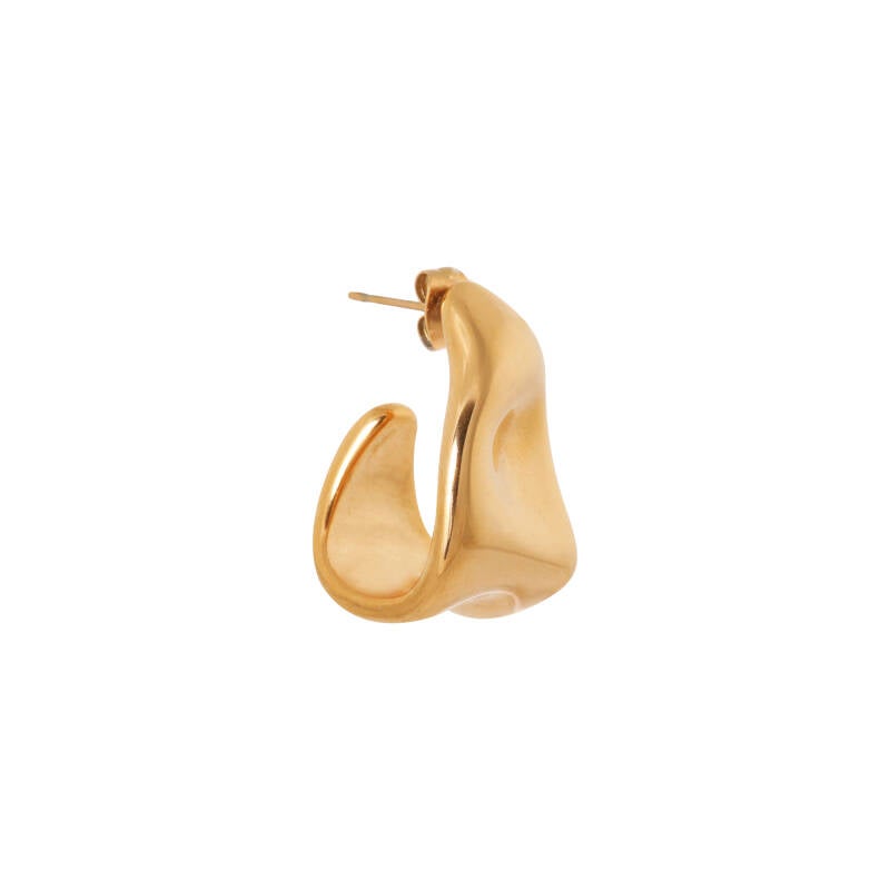 Label Kiki - Earring Organic gold