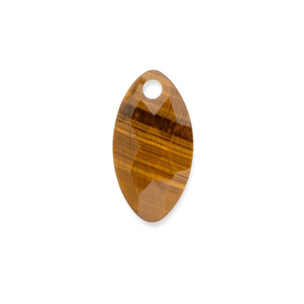 Quartz Leaf ketting edelsteen - Tiger Eye