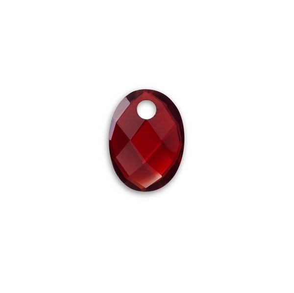 Quartz medium oval ketting edelsteen - Ruby Quartz