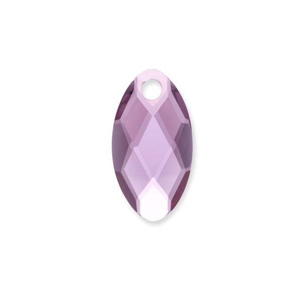 Quartz Leaf ketting edelsteen - Aubergine Quartz