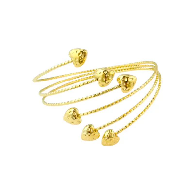 Stainless steel verguld - Bovenarm armband