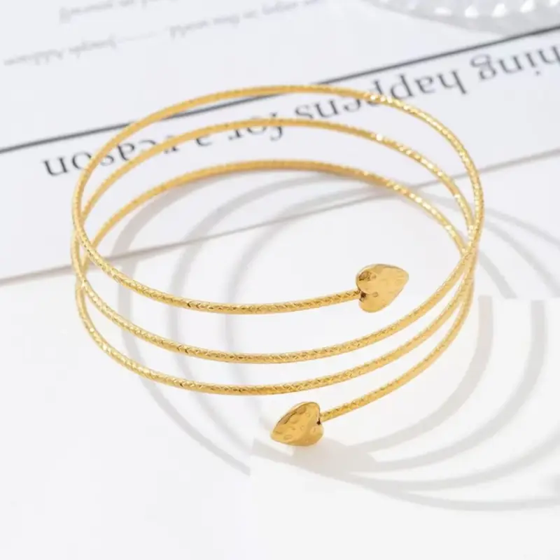 Stainless steel verguld - Bovenarm armband