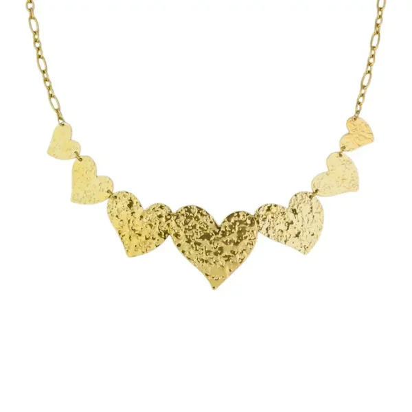 Stainless steel - Spikes heart ketting