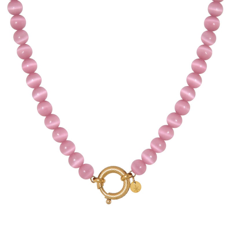 Label Kiki - Necklace pink snake