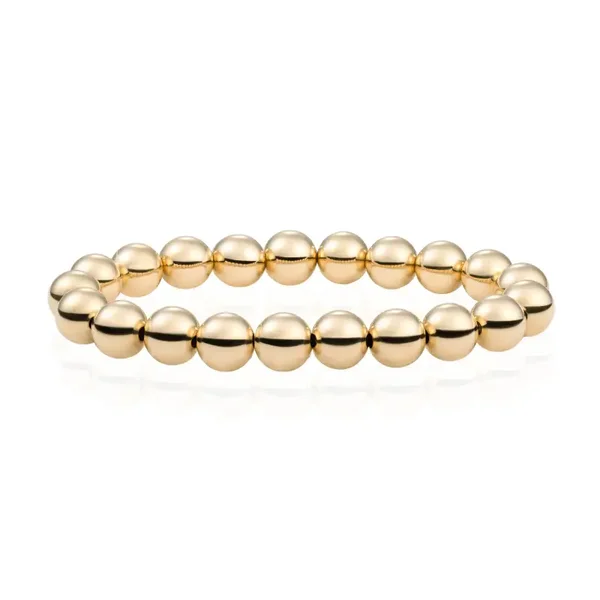 Bracelet | Saturn Large - Gold of silver - 8mm