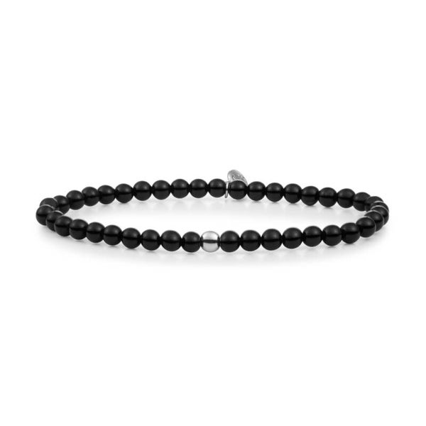 Bracelet | Saturn small - gold of Silver - 4mm - in 10 verschillende natuurstenen