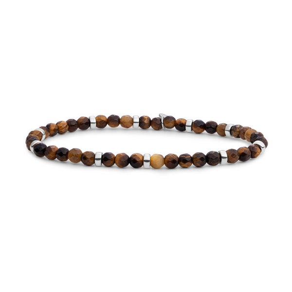 Bracelet | Roundel Mix | Tiger Eye | Gold of Silver