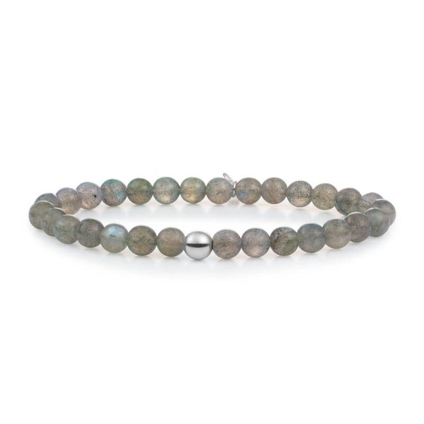 Bracelet | Saturn small - Labradorite - Gold of Silver - 6mm