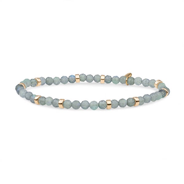 Bracelet | Roundel Mix | Labradorite | Gold of Silver