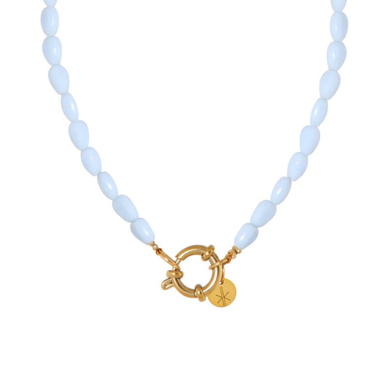 Label Kiki - Necklace shades of blue
