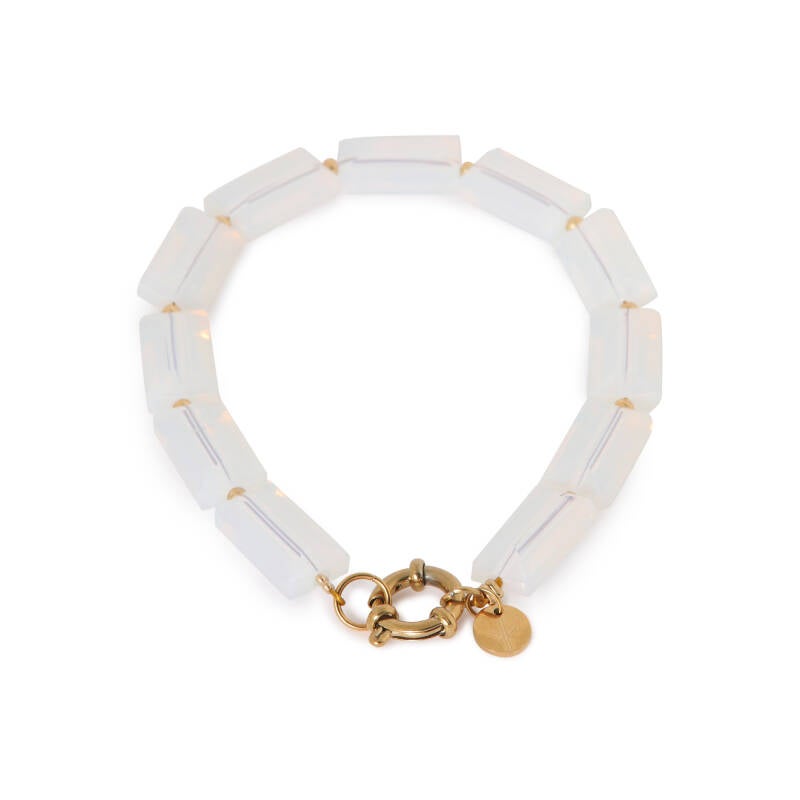 Label Kiki - Bracelet Shiny white gold