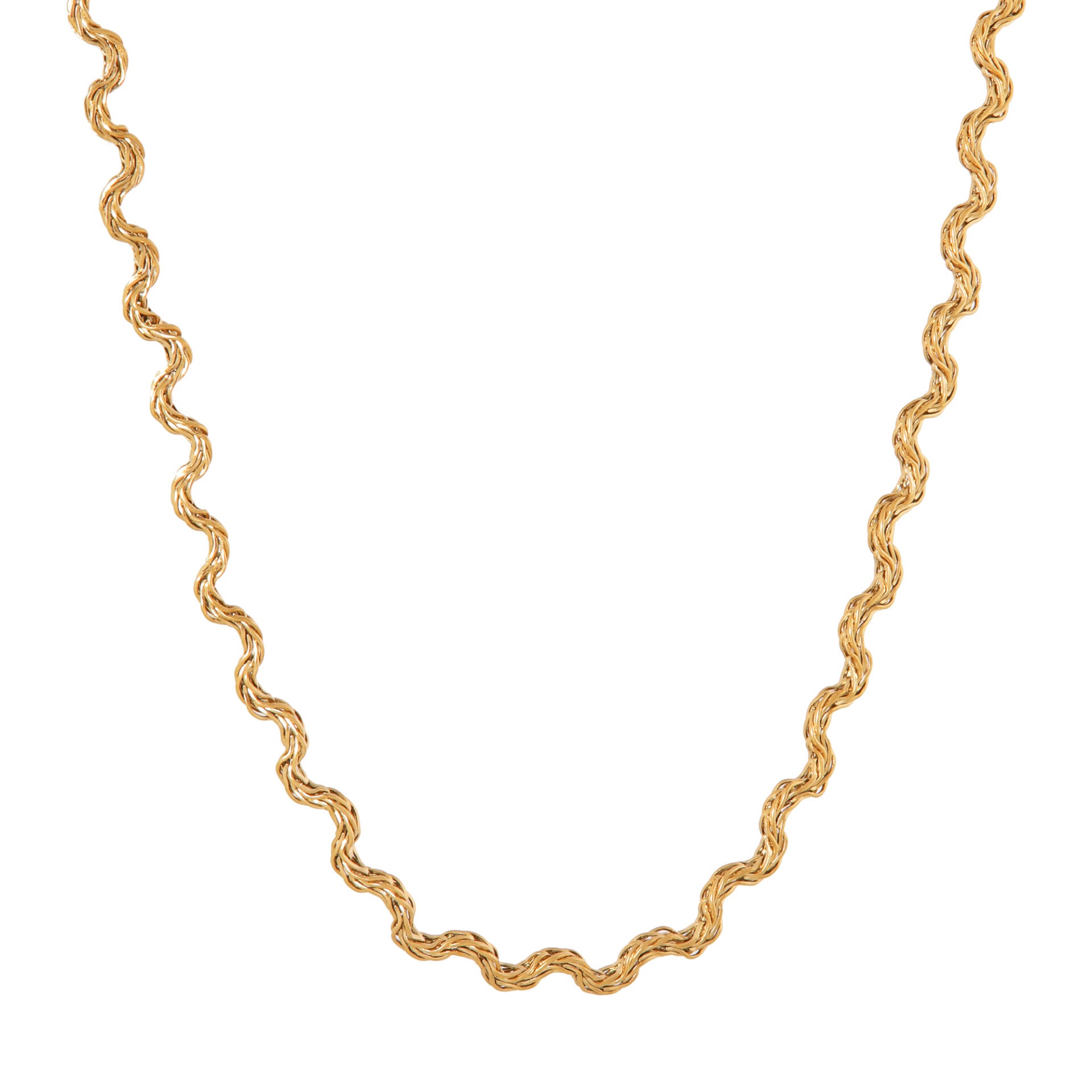 Label Kiki - Necklace Waves gold