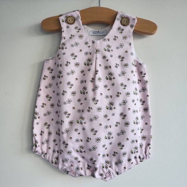 ASLAN romper - Pink  - Daisies & Bees