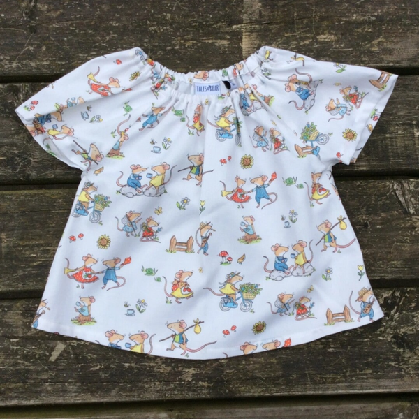 KIKKI cotton shirt - with mice