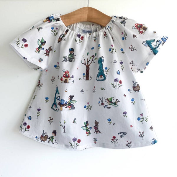 KIKKI cotton shirt - Magical Tea Time